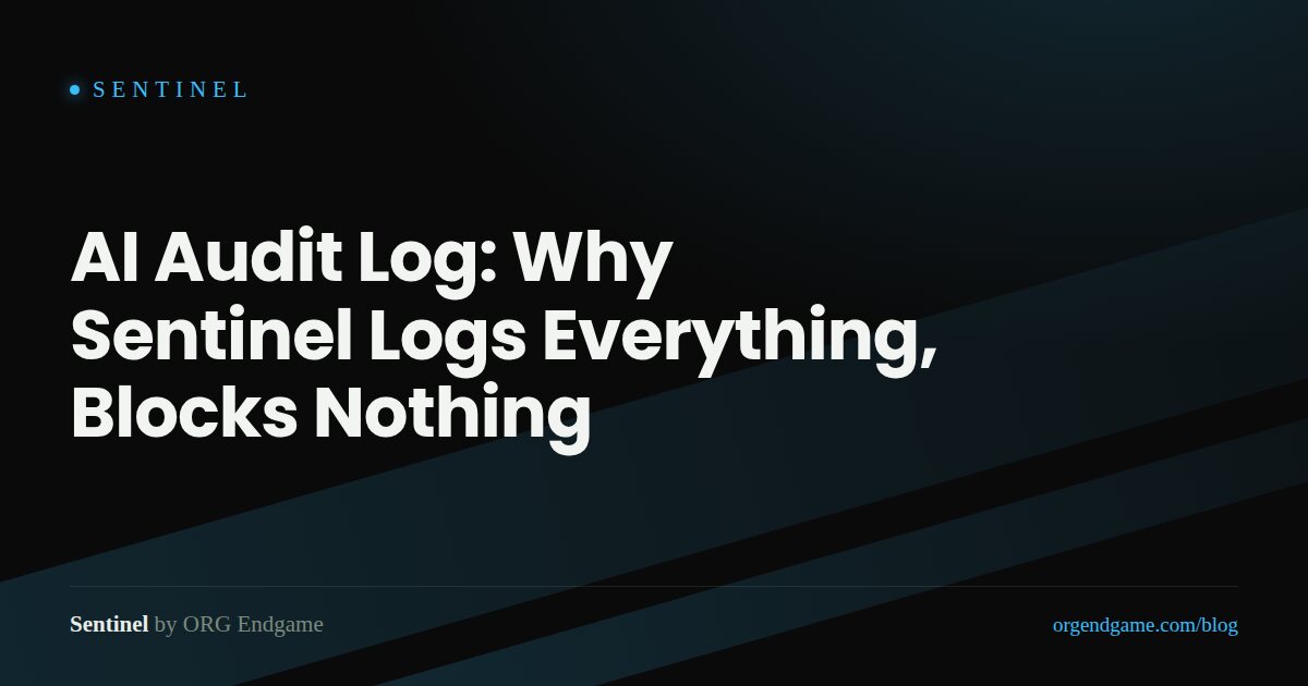 An AI audit log listing CRM changes by time, key, and action, with a snapshot linked to each entry